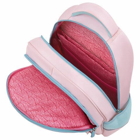 Рюкзак BRAUBERG SNAP, 2 отделения, 3 кармана, &quot;Light pink&quot;, 39х28х16 см, 272067