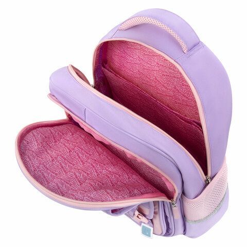 Рюкзак BRAUBERG SNAP, 2 отделения, 3 кармана, &quot;Delicate lilac&quot;, 39х28х16 см, 272068