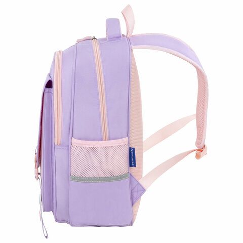 Рюкзак BRAUBERG SNAP, 2 отделения, 3 кармана, &quot;Delicate lilac&quot;, 39х28х16 см, 272068