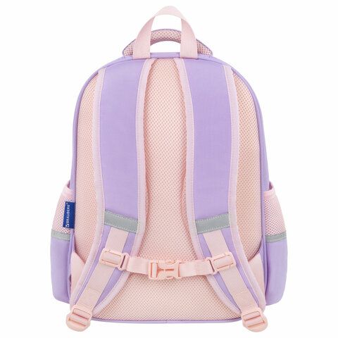Рюкзак BRAUBERG SNAP, 2 отделения, 3 кармана, &quot;Delicate lilac&quot;, 39х28х16 см, 272068