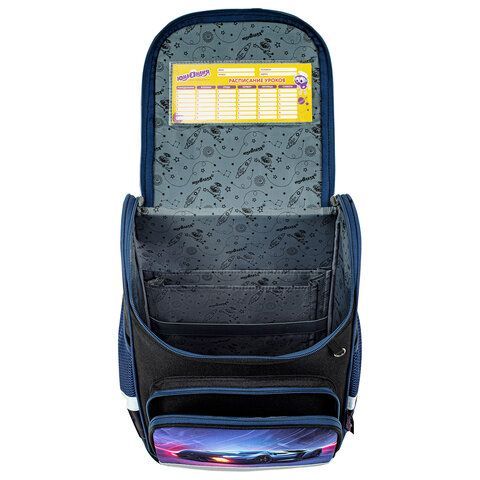 Ранец ЮНЛАНДИЯ WISE, 1 отделение, 3 кармана, устойчивое дно, &quot;Street power&quot;, 37x29х15 см, 272071