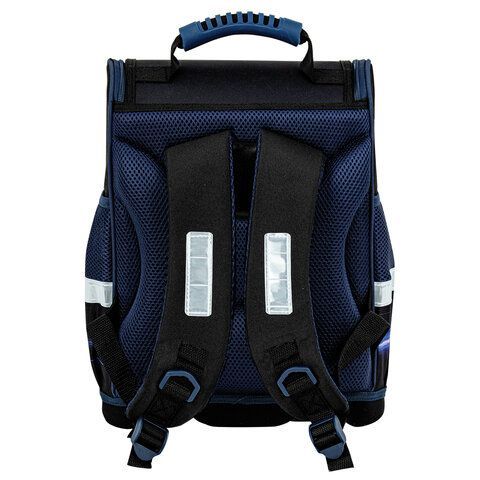 Ранец ЮНЛАНДИЯ WISE, 1 отделение, 3 кармана, устойчивое дно, &quot;Street power&quot;, 37x29х15 см, 272071