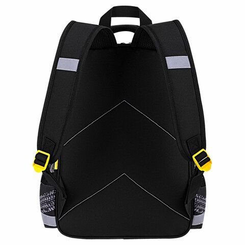 Рюкзак ПИФАГОР SCHOOL, 1 отделение, 3 кармана, &quot;Extreme speed&quot;, 38x28х14 см, 272078