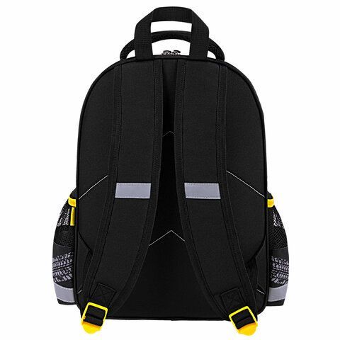 Рюкзак ПИФАГОР SCHOOL, 1 отделение, 3 кармана, &quot;Extreme speed&quot;, 38x28х14 см, 272078