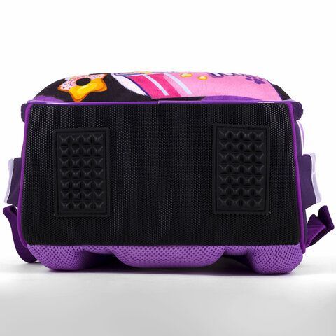 Ранец BRAUBERG KIDS START, 1 отделение, 2 кармана, &quot;Sweet cheeks&quot;, велюровая панель, 35х26х13см, 272093