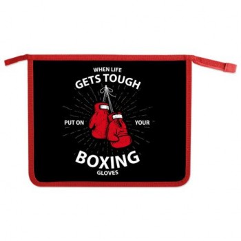 Папка для тетрадей ПИФАГОР А5, 1 отделение, пластик, на молнии, Boxing, 272196