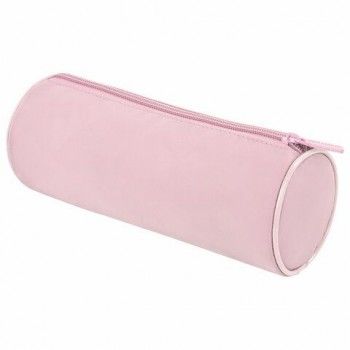 Пенал-тубус BRAUBERG, с эффектом Soft Touch, мягкий, Pastel pink, 272299