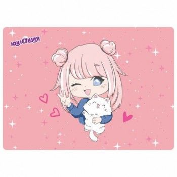Настольное покрытие ЮНЛАНДИЯ 5 шт., А4+, пластик, 33x23 см, "Anime pals", 272371