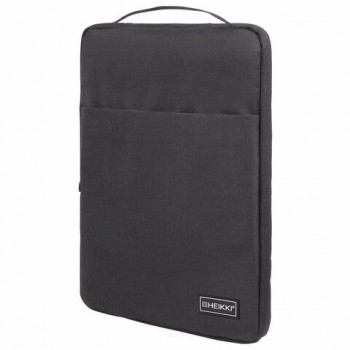 Чехол для ноутбука HEIKKI OPTION 13-14''(ХЕЙКИ), с ручкой и карманом, черный, 35,5х24х2,5 см, 272599