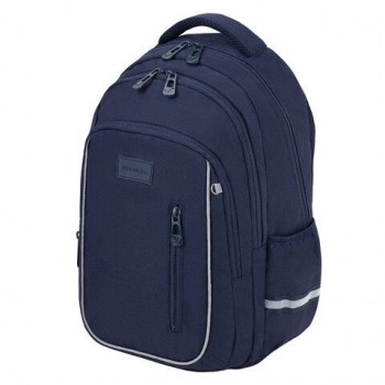 Рюкзак BRAUBERG INTENT, 2 отделения, 4 кармана, Navy blue, 39х27х14 см, 273113