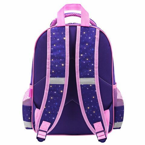 Рюкзак ПИФАГОР SCHOOL, 1 отделение, 3 кармана, Magic kitty, 38x28х14 см, 273166