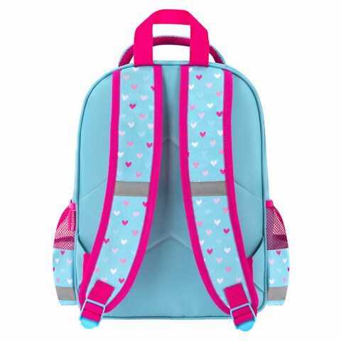 Рюкзак ПИФАГОР SCHOOL, 1 отделение, 3 кармана, Pretty bunny, 38x28х14 см, 273168