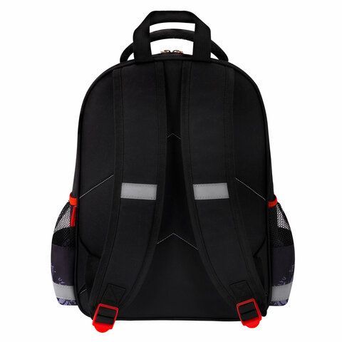 Рюкзак ПИФАГОР SCHOOL, 1 отделение, 3 кармана, Street race, 38x28х14 см, 273169