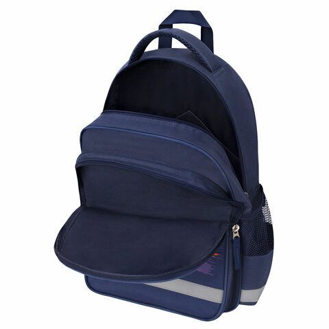 Рюкзак ПИФАГОР SCHOOL, 1 отделение, 3 кармана, Speed bolid, 38x28х14 см, 273170