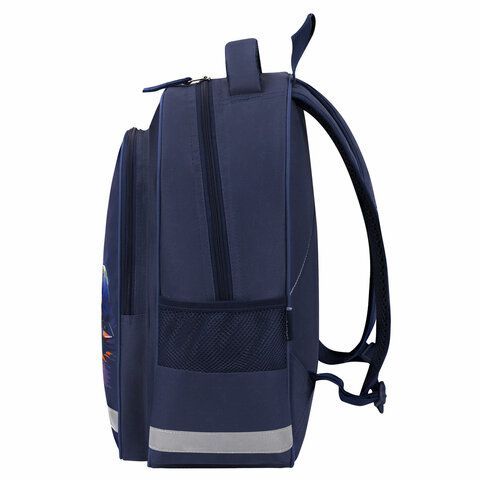 Рюкзак ПИФАГОР SCHOOL, 1 отделение, 3 кармана, Speed bolid, 38x28х14 см, 273170