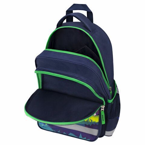 Рюкзак ПИФАГОР SCHOOL, 1 отделение, 3 кармана, Football match, 38x28х14 см, 273171