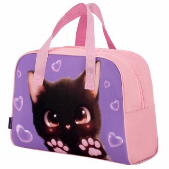 Сумка для занятий BRAUBERG с ручками, 35x25x15 см, Paw prints, 273289