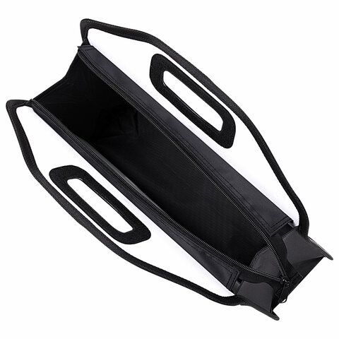 Папка-сумка ЮНЛАНДИЯ, 1 отделение, фетровые ручки, 34х30х11 см, Cute catcher, 273379