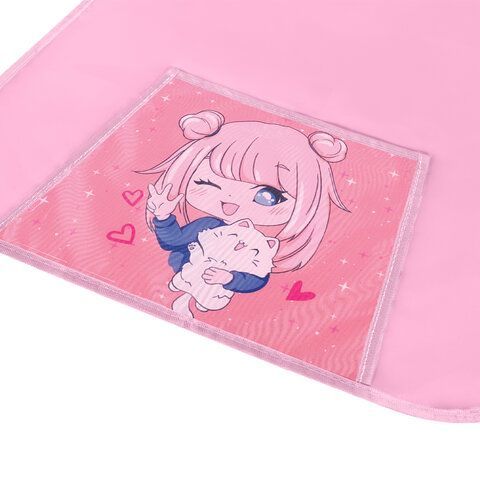 Набор для уроков труда ЮНЛАНДИЯ, клеенка ПВХ, фартук с нарукавниками, Anime pals, 273743