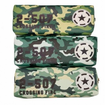 Пенал мягкий ПИФАГОР, 1 отделение, ПВХ, ассорти Camouflage, 20х7х4 см, 273828