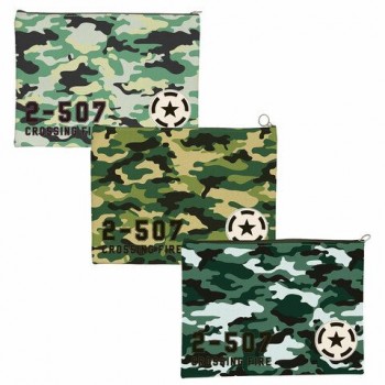 Папка для тетрадей ПИФАГОР А4, 1 отделение, ПВХ, на молнии, ассорти Camouflage, 32x23 см, 273830