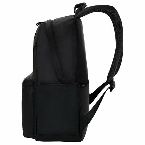 Рюкзак BRAUBERG FASHION CITY универсальный, 2 отделения, Green Spider, черный, 46х31х15 см, 273839