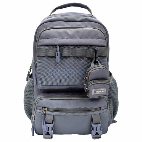Рюкзак HEIKKI FUSION (ХЕЙКИ) универс., отд. для ноутбука, с КОШЕЛЬКОМ,лаванда,44х31х14см, 273865