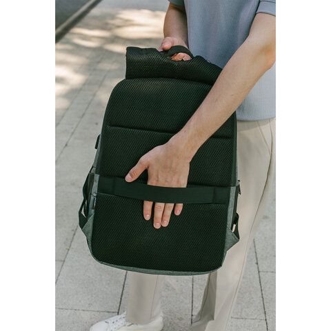 Рюкзак HEIKKI OUTLOOK (ХЕЙКИ) универсальный, отделение для ноутбука, серый, 44x31x17 см, 273890