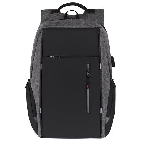 Рюкзак HEIKKI OUTLOOK (ХЕЙКИ) универсальный, отделение для ноутбука, серый, 44x31x17 см, 273890