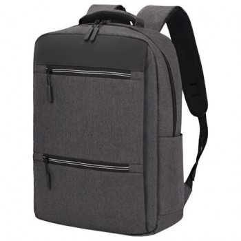 Рюкзак HEIKKI PANEL (ХЕЙКИ) отделение для ноутбука, USB-порт, багажная лента, серый, 44x30x13 см, 273903