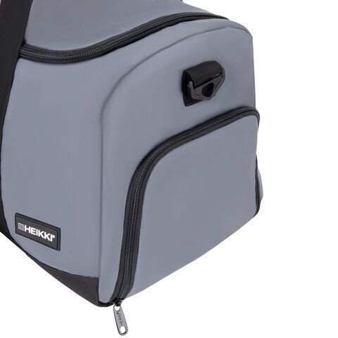 Сумка спортивная HEIKKI MOVE RENOWNED (ХЕЙКИ) отделение для обуви, серая, 28x51x26 см, 273910