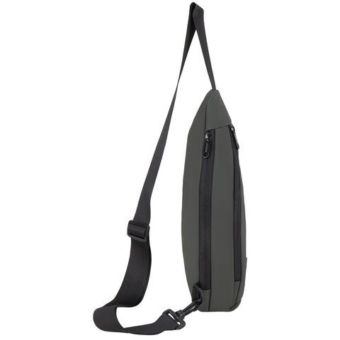 Рюкзак однолямочный HEIKKI SMOOTH (ХЕЙКИ), 2 отделения, хаки, 35x20x8 см, 273920