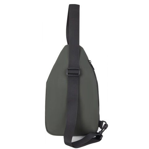 Рюкзак однолямочный HEIKKI SMOOTH (ХЕЙКИ), 2 отделения, хаки, 35x20x8 см, 273920