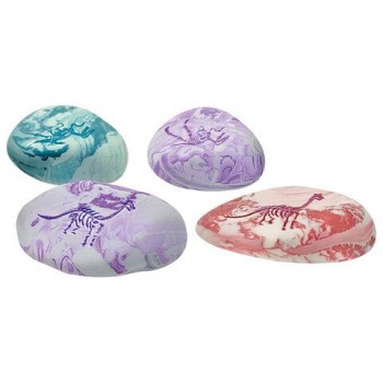 Ластик фигурный FUNSTER 12 шт. (ФАНСТЕР) "ПАЛЕОНТОЛОГ", цвета ассорти, пакет, 274017