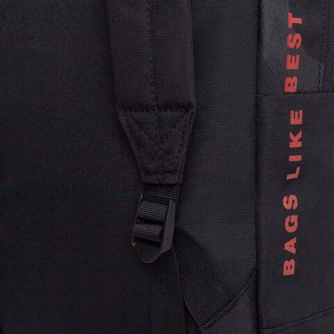 Рюкзак GRIZZLY, карман-антивор, TOTAL BLACK, 42х28х12 см, RQL-513-2/3