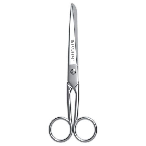 Ножницы цельнометаллические BRAUBERG "Professional", 200 мм, классической формы, 274303