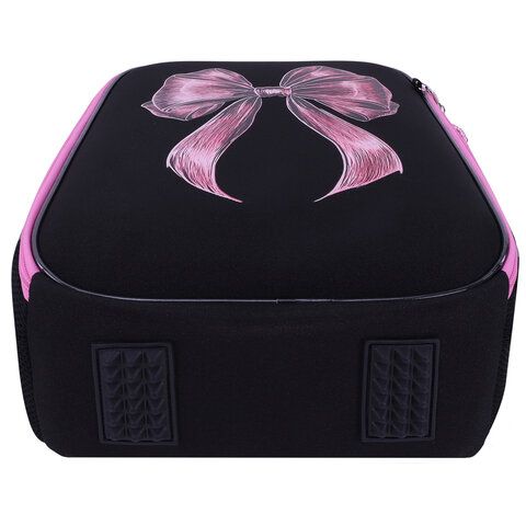 Ранец BRAUBERG LIGHT, 1 отделение, с брелком, "Chic bow", 36х26х13 см, 274386