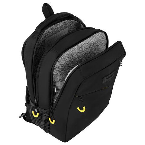 Рюкзак BRAUBERG MAIN, 2 отделения, 3 кармана, "Yellow flash", 38х26х17 см, 274397