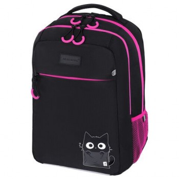 Рюкзак BRAUBERG MAIN, 2 отделения, 3 кармана, "Carton kitten", 38х26х17 см, 274398