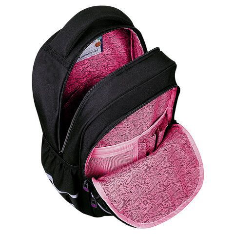 Рюкзак BRAUBERG MOTION, 2 отделения, 3 кармана, "Hidden kitty", 41х28х17 см, 274399