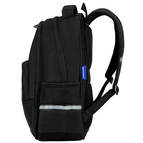 Рюкзак BRAUBERG SOFT, 2 отделения, 3 кармана, "Broken glass", СВЕТЯЩИЙСЯ, 40х31х15 см, 274402