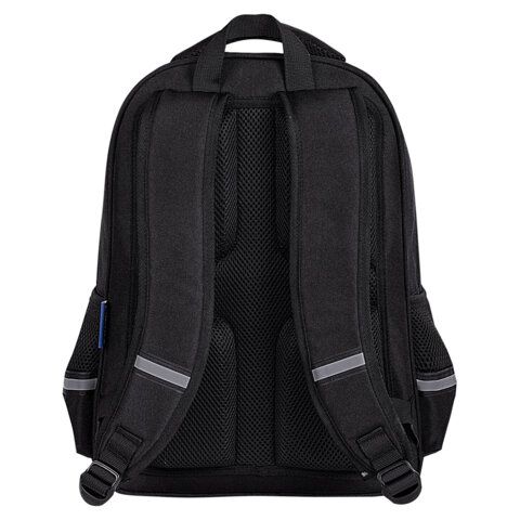 Рюкзак BRAUBERG SOFT, 2 отделения, 3 кармана, "Broken glass", СВЕТЯЩИЙСЯ, 40х31х15 см, 274402