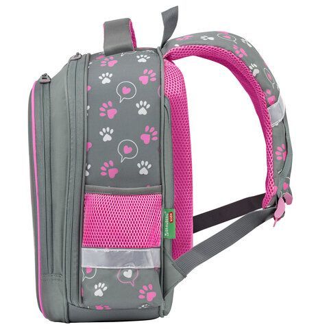 Ранец BRAUBERG KIDS STANDARD, 2 отделения, "Purr cat", 36х28х14 см, 274427