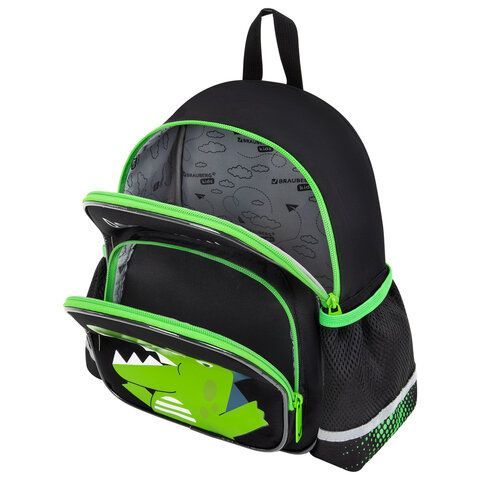 Рюкзак BRAUBERG KIDS PLAY детский, 1 отделение, 3 кармана, "Dino rawr", 29х23х12 см, 274430