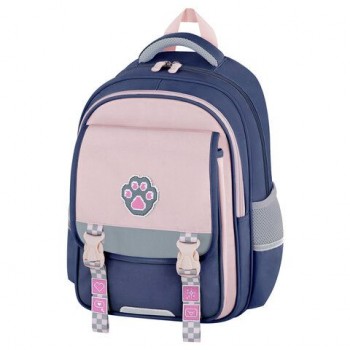 Рюкзак BRAUBERG SNAP, 2 отделения, 3 кармана, "Blue paw", 39х28х16 см, 274436