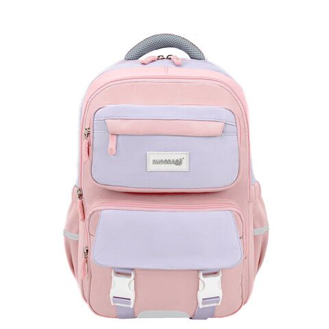 Рюкзак SNOOBAG (СНУБЭГ) PROACTIVE, 2 отделения, 7 карманов, Delicate, сиреневый, 40х29х17 см, 274446