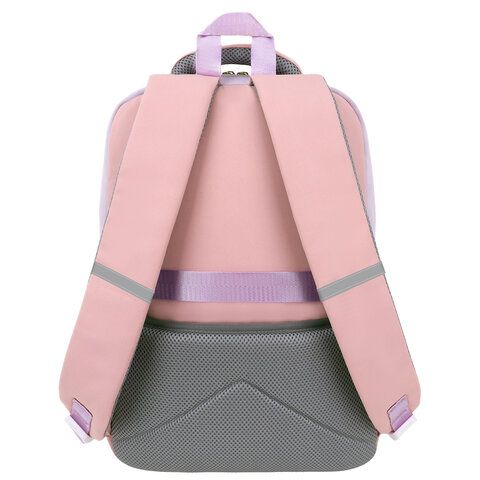 Рюкзак SNOOBAG (СНУБЭГ) PROACTIVE, 2 отделения, 7 карманов, Delicate, сиреневый, 40х29х17 см, 274446