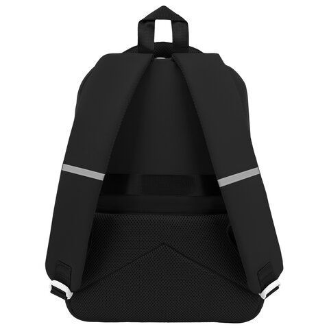 Рюкзак SNOOBAG (СНУБЭГ) PROACTIVE с кошельком, 2 отделения, Wink, черно-бежевый, 40х29х17 см, 274447