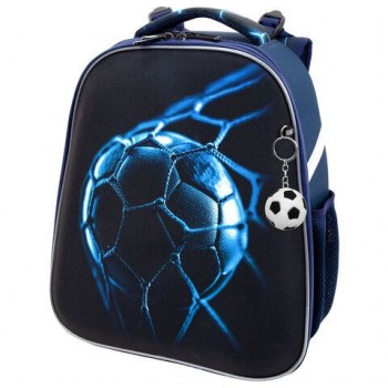 Ранец BRAUBERG UP, 2 отделения, с брелоком, "Game battle", 36х28х15 см, 274668