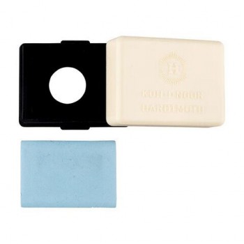 Ластик-клячка KOH-I-NOOR 15 шт., 37х25х9 мм, голубой, мягкий, натуральный каучук, пластиковый футляр 6422015007KD, 6422015007KDRU